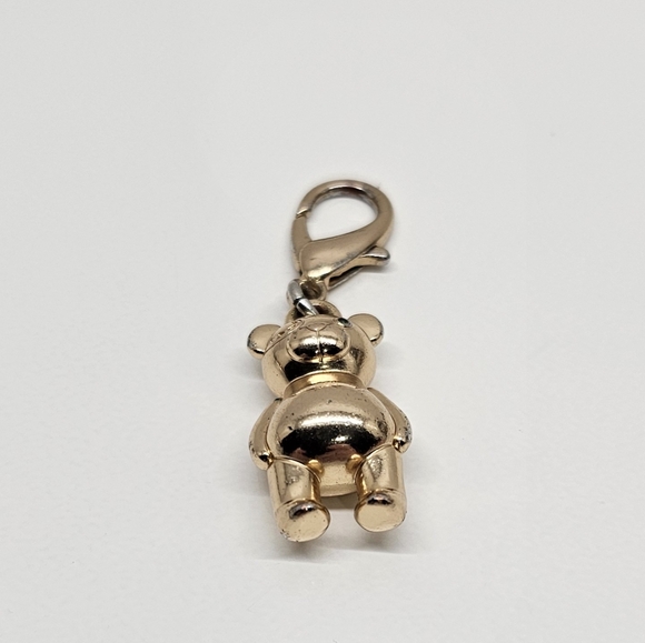Coach 3D Bear Charm Gold-Tone With Lobster Clasp - Picture 1 of 4